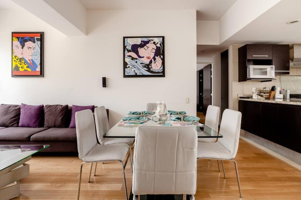 Beautiful Apartment In Polanco Area With Amenities 멕시코 시 외부 사진